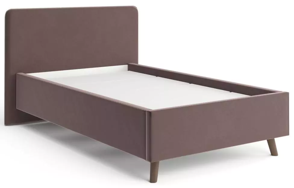 Интерьерная кровать Ванесса 120 с мягкой спинкой дизайн 1