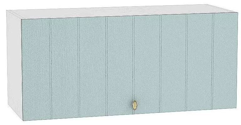 Шкаф верхний горизонтальный с увеличенной глубиной Прованс 800 Голубой/Белый