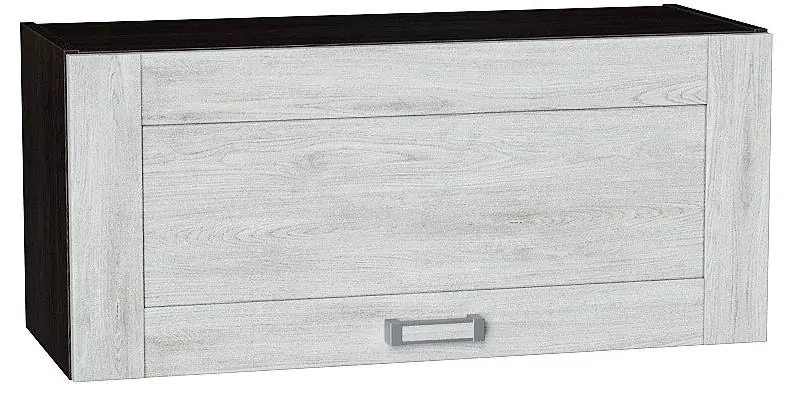 Шкаф верхний горизонтальный Лофт 800 Nordic Oak/Венге