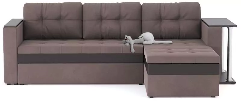 Угловой диван Атланта со столиком Дизайн 5
