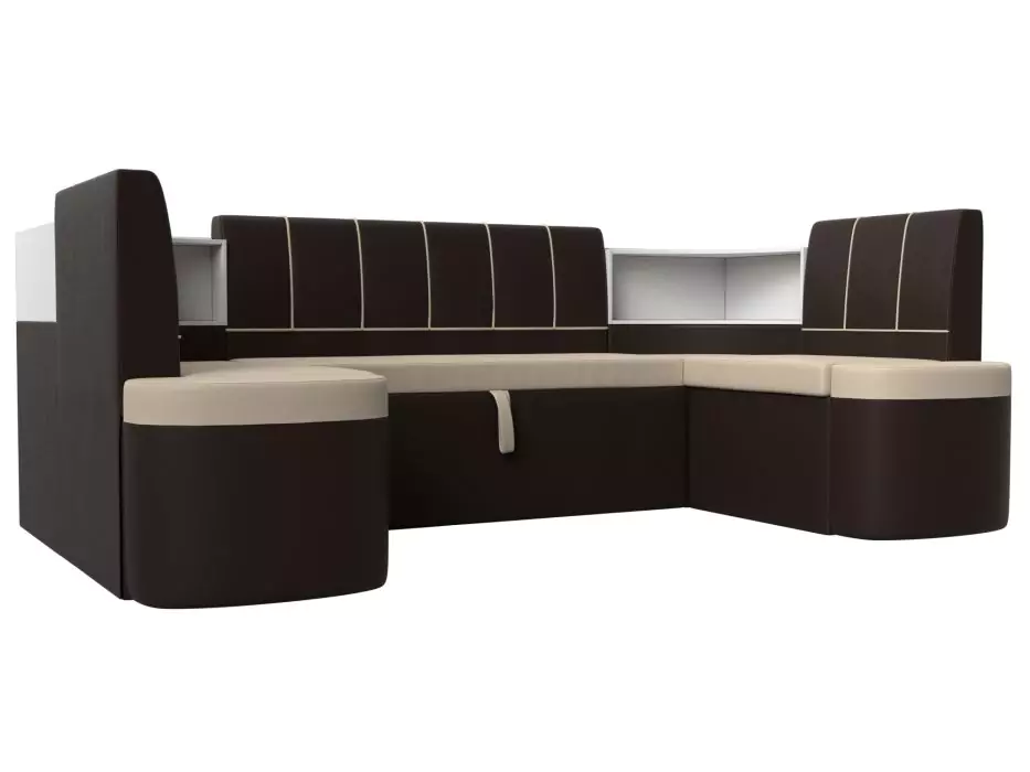 Кухонный диван П-образный Тефида Дизайн 11