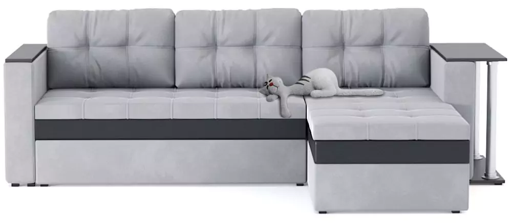 Угловой диван Атланта со столиком Дизайн 6