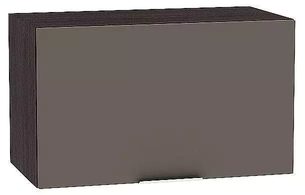 Шкаф верхний горизонтальный с увеличенной глубиной Терра 600 Смоки Софт/Венге