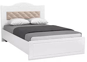 Кровать с мягкой спинкой 120 Афина АФ-7+АФ-7А Кровати без механизма 