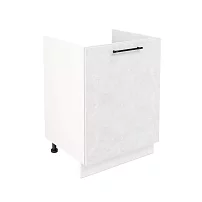 Шкаф нижний под мойку ШНМ 600-1 Нувель (бетон белый) 