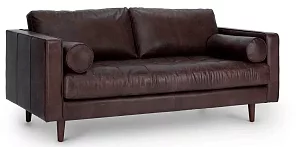 Прямой диван Жаклин 2 Мини (Сканди) экокожа Без механизма 