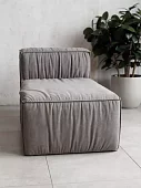 Диван Рислинг Модуль со спинкой Без механизма Серый