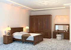 Кровать Палермо Кровати без механизма Коричневый