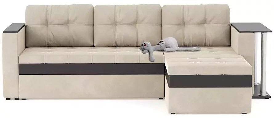 Угловой диван Атланта со столиком
