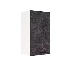 Шкаф верхний ШВ 400 Нувель (бетон черный) 
