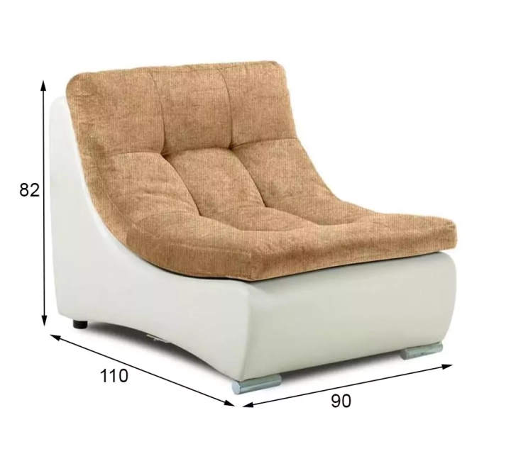 ф16 модуль кресло Релакс 4 размеры
