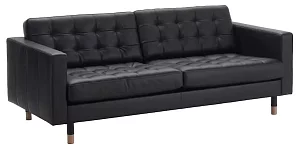Кожаный диван 3хместный Морабо (Morabo) Без механизма 