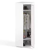 Шкаф угловой с зеркалом Афина АФ-66 Белый