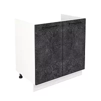 Шкаф нижний под мойку ШНМ 800 Нувель (бетон черный) 