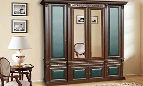 Шкаф 4-х ств. Благо Коричневый 