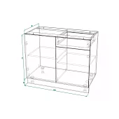 Шкаф нижний с ящиком ШН1Я 1000 Кёльн (софт бланж) Бежевый