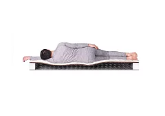Матрас Дримлайн Эко Пена Жёсткий BS-120 Белый