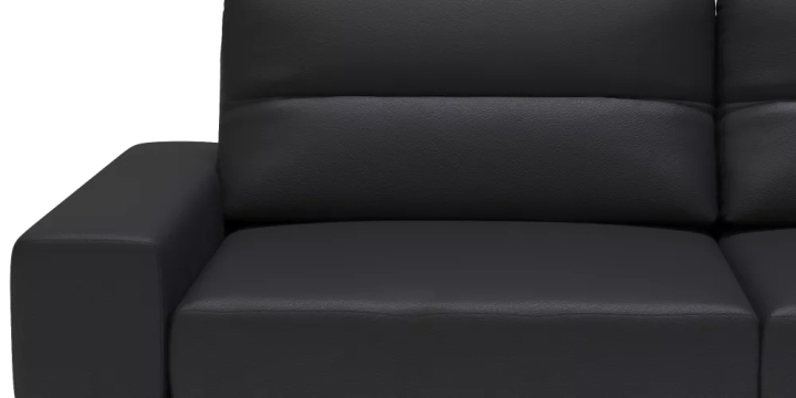ф289 Прямой кожаный диван Рипозо (Лофт) экокожа 6