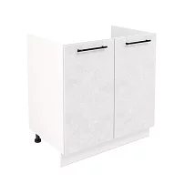 Шкаф нижний под мойку ШНМ 800 Нувель (бетон белый) 