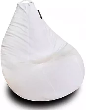Кресло-мешок белое однотон 